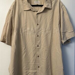 Quiksilver Waterman Beige Comfort Fit Shirt XXL